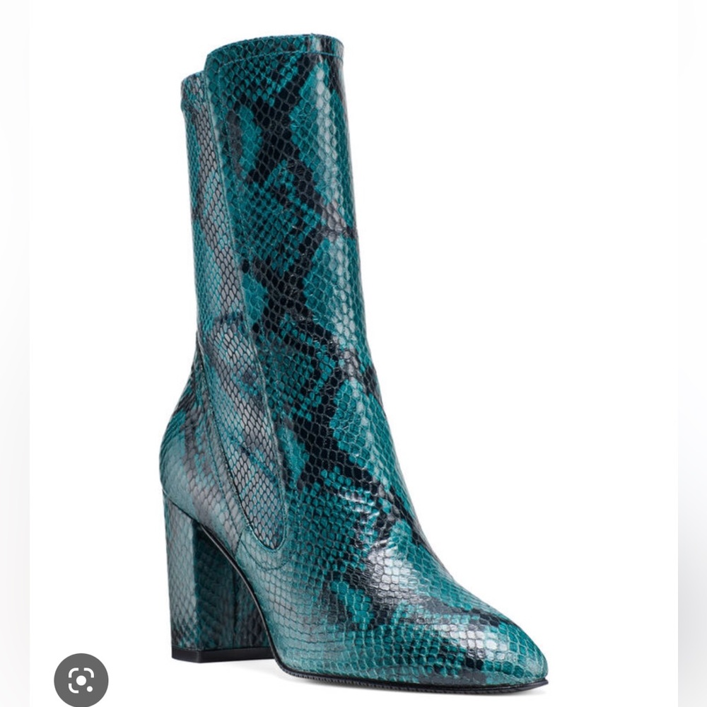 Stuart Weitzman Fifer 80 Emerald Boot - image 1